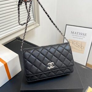 Chanel Black Quilted Crossbody Bag